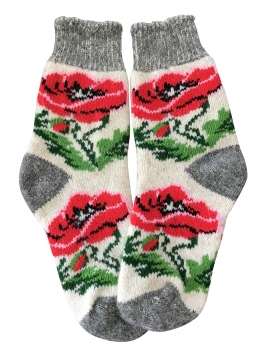 Kuschelsocken aus Schafwolle S41